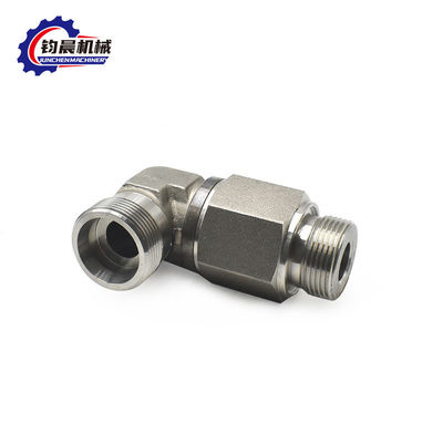 OEM joint hydraulique en acier au carbone à 90 degrés pour tuyaux à coude personnalisé pour fil sous pression