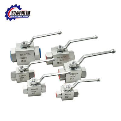 Ventilateur hydraulique à bille haute pression NPT/SAE/BSP/BSPT en acier au carbone