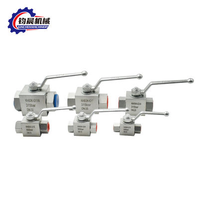 Ventilateur hydraulique à bille haute pression NPT/SAE/BSP/BSPT en acier au carbone