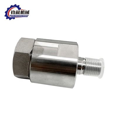 Adaptateur hydraulique de connexion de bride avec joint de tuyau d'huile personnalisé