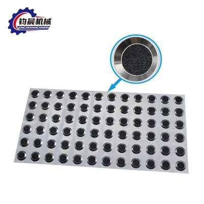 Plaque en acier inoxydable bande tactile pour les indicateurs tactiles de conception moderne boutons d'appui