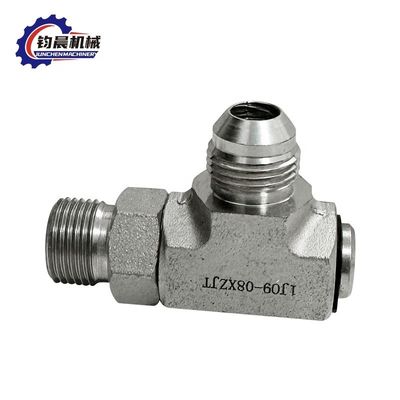 Adaptateur hydraulique de connexion de bride avec joint de tuyau d'huile personnalisé