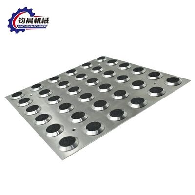 Plaque en acier inoxydable bande tactile pour les indicateurs tactiles de conception moderne boutons d'appui