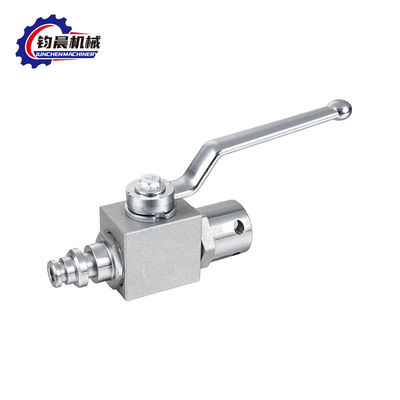 Valve à bille hydraulique à haute pression en acier inoxydable 1/4&quot;-11/4&quot; pour gaz/eau/huile