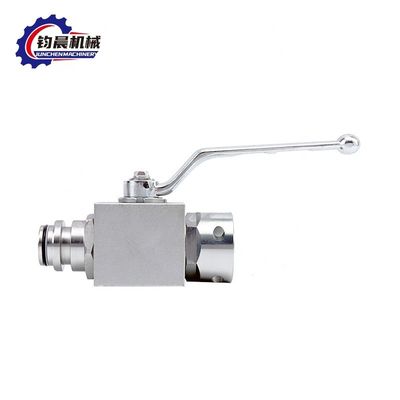 Valve à bille hydraulique à haute pression en acier inoxydable 1/4&quot;-11/4&quot; pour gaz/eau/huile
