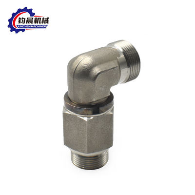 OEM joint hydraulique en acier au carbone à 90 degrés pour tuyaux à coude personnalisé pour fil sous pression