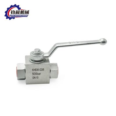 Ventilateur à bille KHB Ventilateur à bille à trois voies en acier au carbone pour gaz / eau / pétrole