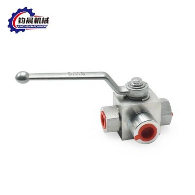 Ventilateur à bille KHB Ventilateur à bille à trois voies en acier au carbone pour gaz / eau / pétrole