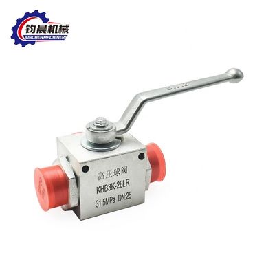Valve à bille hydraulique à haute pression pour gaz/eau/huile avec fil interne KHB3K-28LR