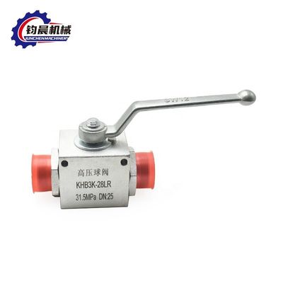 Valve à bille hydraulique à haute pression pour gaz/eau/huile avec fil interne KHB3K-28LR