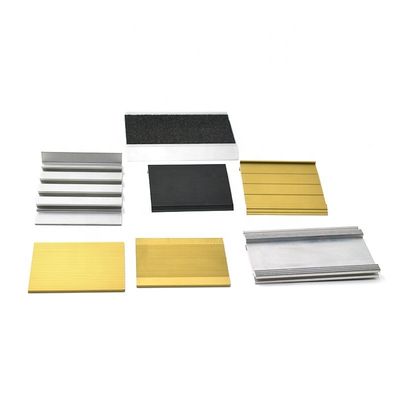 Bandes d'escalier antidérapantes en alliage d'aluminium de carborundum pour le trafic lourd